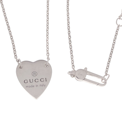 GUCCI heart Necklace Silver Ladies [Used]