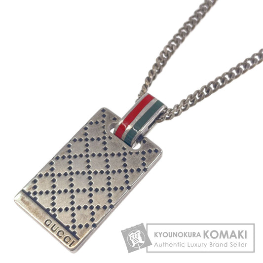 GUCCI Diamante Necklace Silver Ladies [Used]