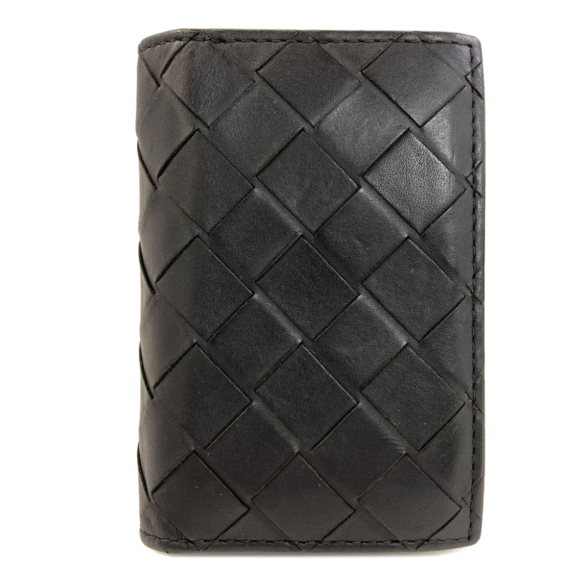 BOTTEGA VENETA Intrecciato compact wallet coin purse Calf Ladies [Used]