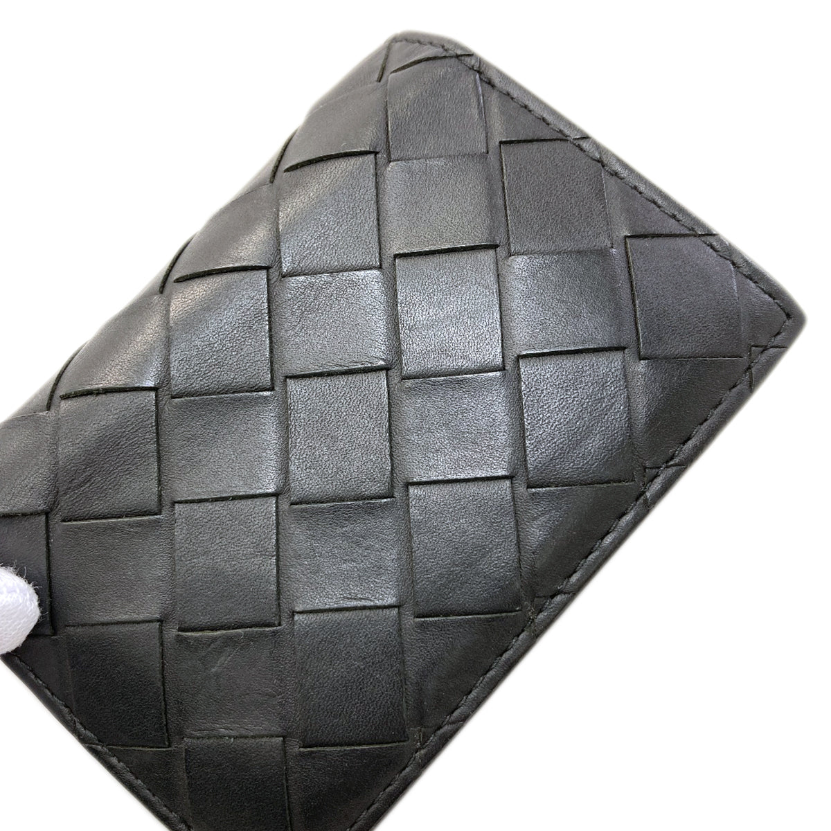 BOTTEGA VENETA Intrecciato compact wallet coin purse Calf Ladies [Used]