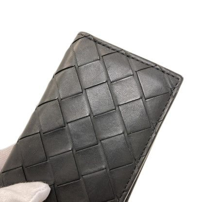 BOTTEGA VENETA Intrecciato compact wallet coin purse Calf Ladies [Used]
