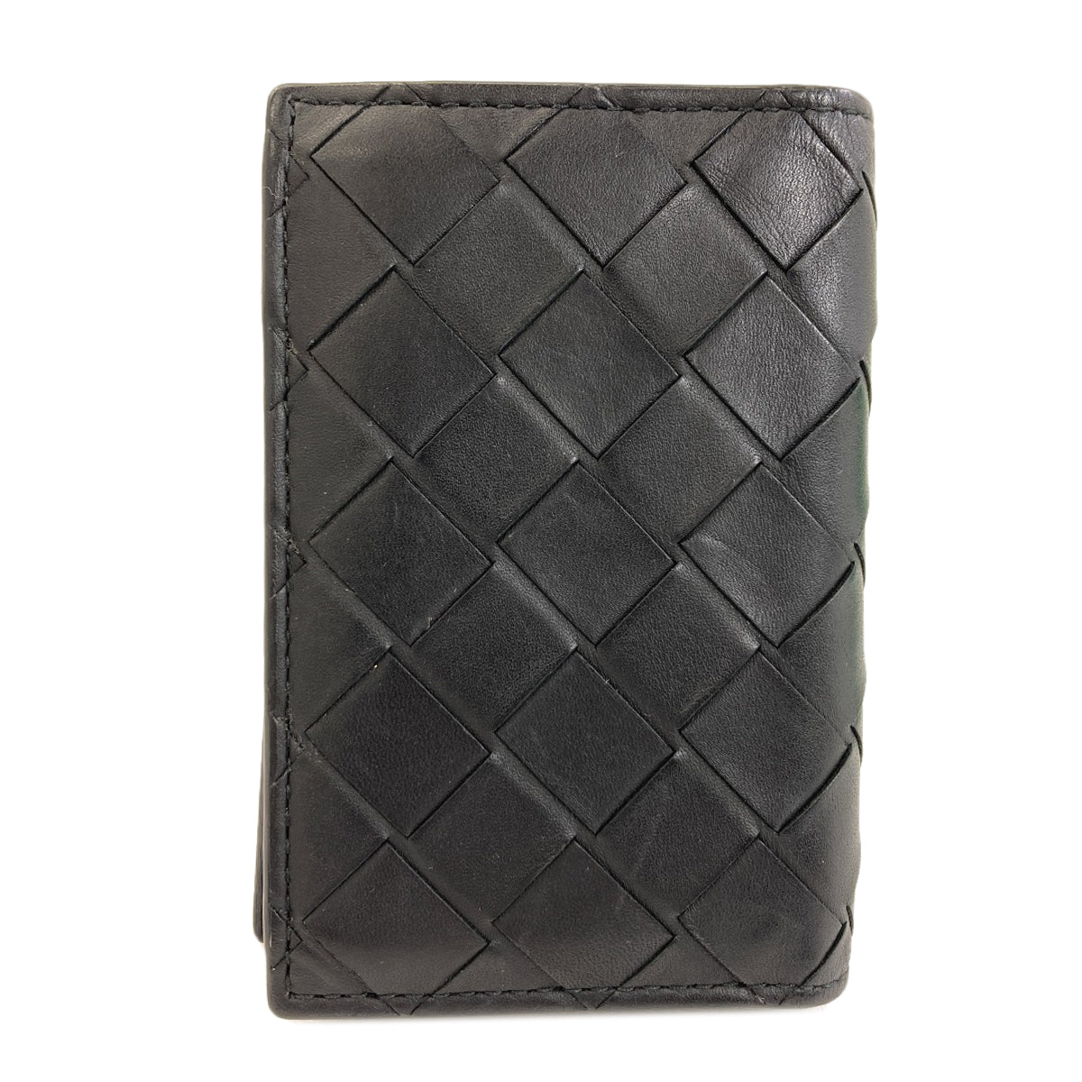 BOTTEGA VENETA Intrecciato compact wallet coin purse Calf Ladies [Used]