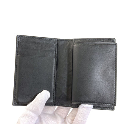 BOTTEGA VENETA Intrecciato compact wallet coin purse Calf Ladies [Used]