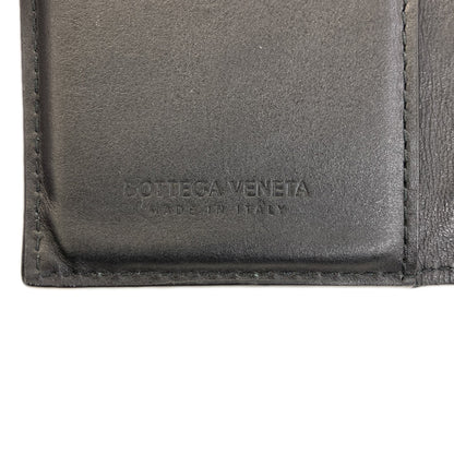 BOTTEGA VENETA Intrecciato compact wallet coin purse Calf Ladies [Used]