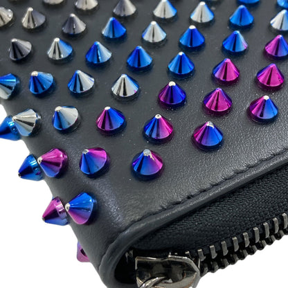 Christian Louboutin Panettone studs Long wallet (with coin pocket) Leather Ladies [Used]