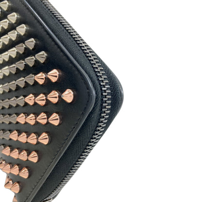 Christian Louboutin Panettone studs Long wallet (with coin pocket) Leather Ladies [Used]