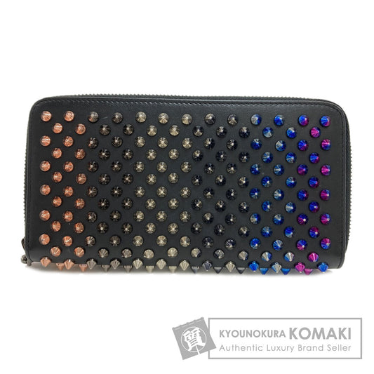 Christian Louboutin Panettone studs Long wallet (with coin pocket) Leather Ladies [Used]