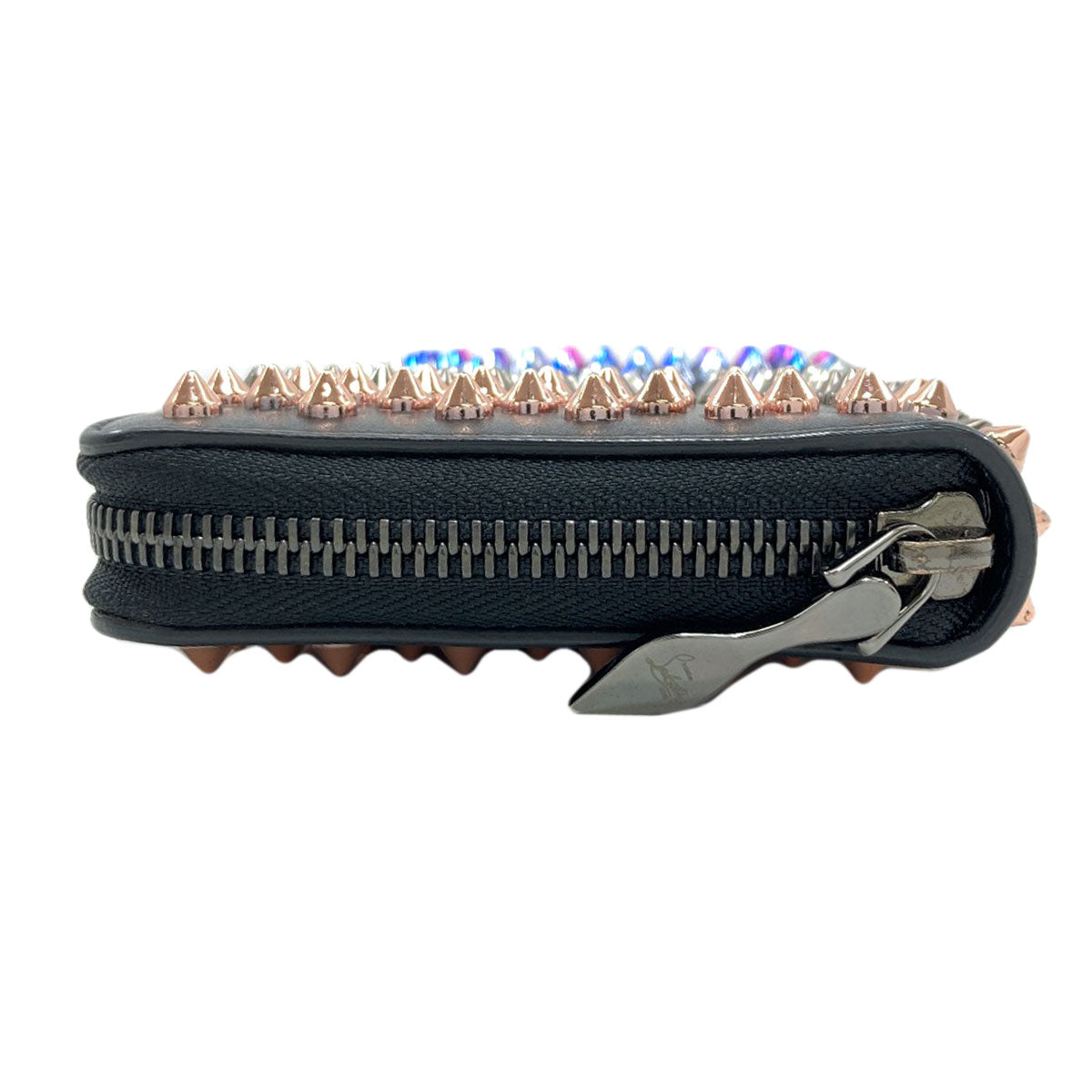 Christian Louboutin Panettone studs Long wallet (with coin pocket) Leather Ladies [Used]