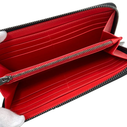 Christian Louboutin Panettone studs Long wallet (with coin pocket) Leather Ladies [Used]