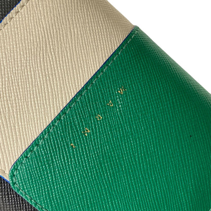 MARNI logo Bifold Wallet with Coin Pocket Leather Ladies [Used]