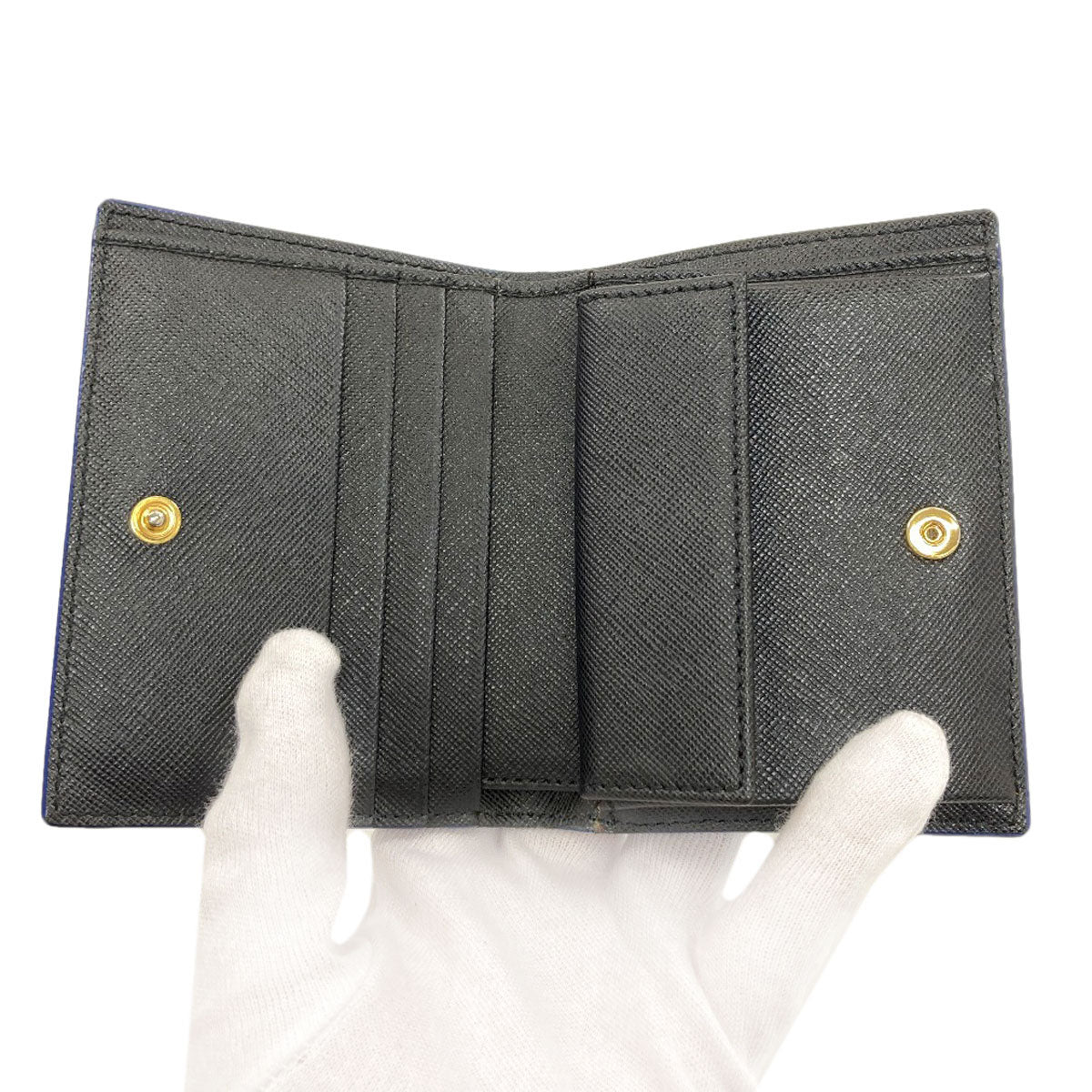 MARNI logo Bifold Wallet with Coin Pocket Leather Ladies [Used]