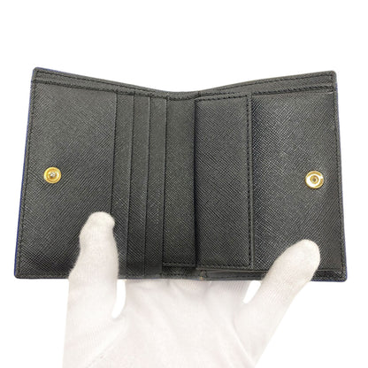 MARNI logo Bifold Wallet with Coin Pocket Leather Ladies [Used]