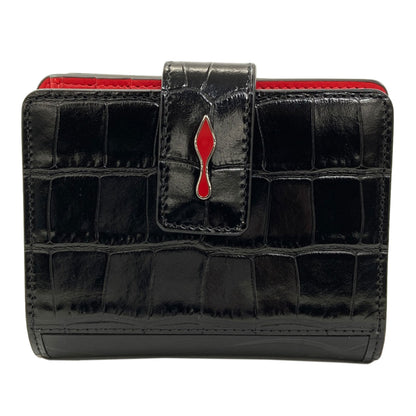 Christian Louboutin Paloma Bifold Wallet with Coin Pocket Leather Ladies [Used]