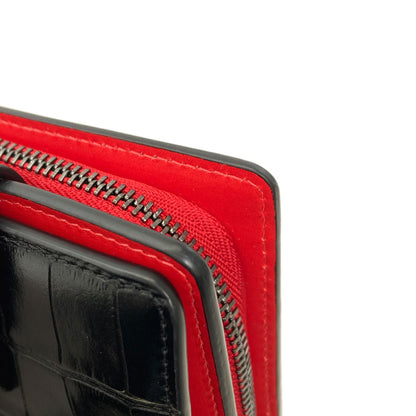 Christian Louboutin Paloma Bifold Wallet with Coin Pocket Leather Ladies [Used]