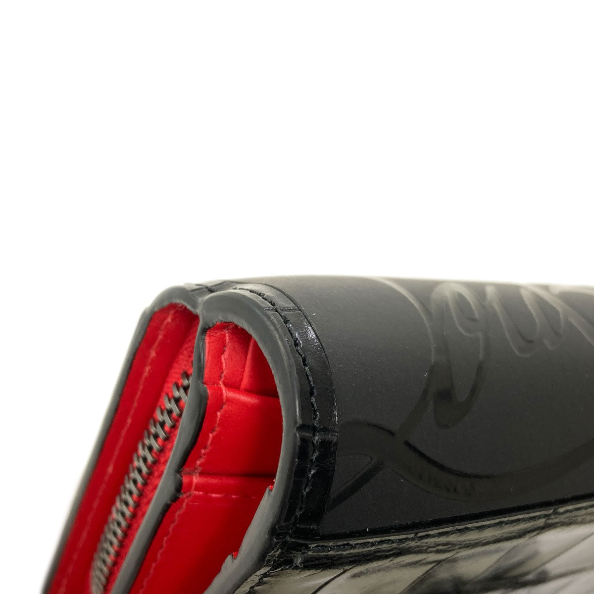 Christian Louboutin Paloma Bifold Wallet with Coin Pocket Leather Ladies [Used]
