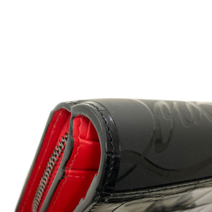 Christian Louboutin Paloma Bifold Wallet with Coin Pocket Leather Ladies [Used]