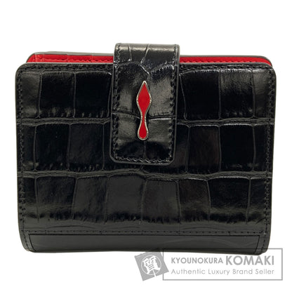 Christian Louboutin Paloma Bifold Wallet with Coin Pocket Leather Ladies [Used]