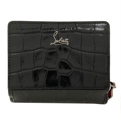 Christian Louboutin Paloma Bifold Wallet with Coin Pocket Leather Ladies [Used]