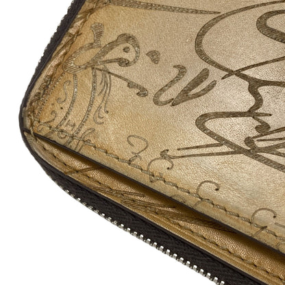 Berluti calligraphy Card Case Leather Ladies [Used]