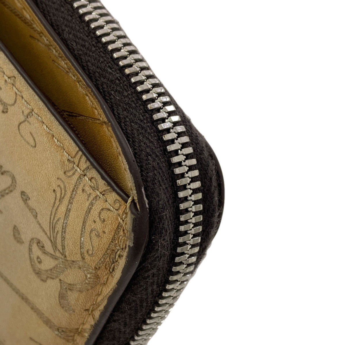 Berluti calligraphy Card Case Leather Ladies [Used]