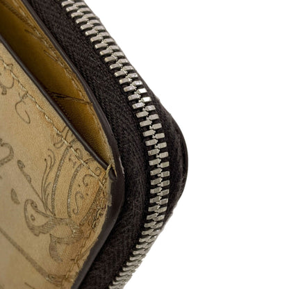 Berluti calligraphy Card Case Leather Ladies [Used]