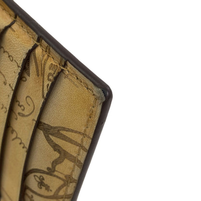 Berluti calligraphy Card Case Leather Ladies [Used]