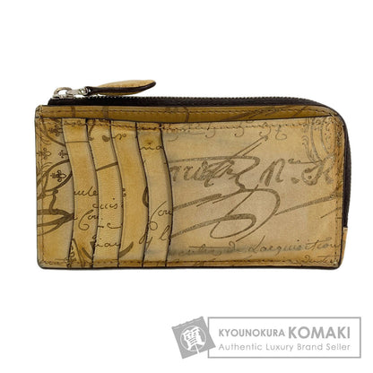 Berluti calligraphy Card Case Leather Ladies [Used]