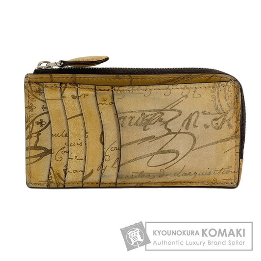 Berluti calligraphy Card Case Leather Ladies [Used]