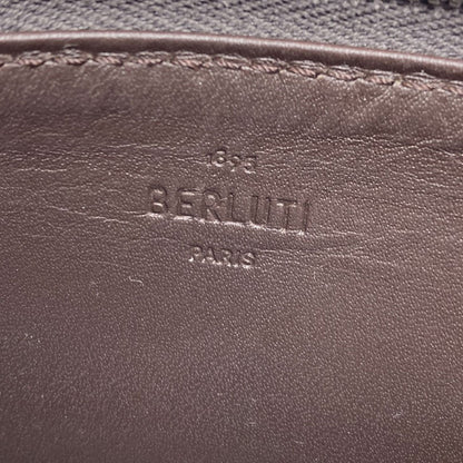 Berluti calligraphy Card Case Leather Ladies [Used]