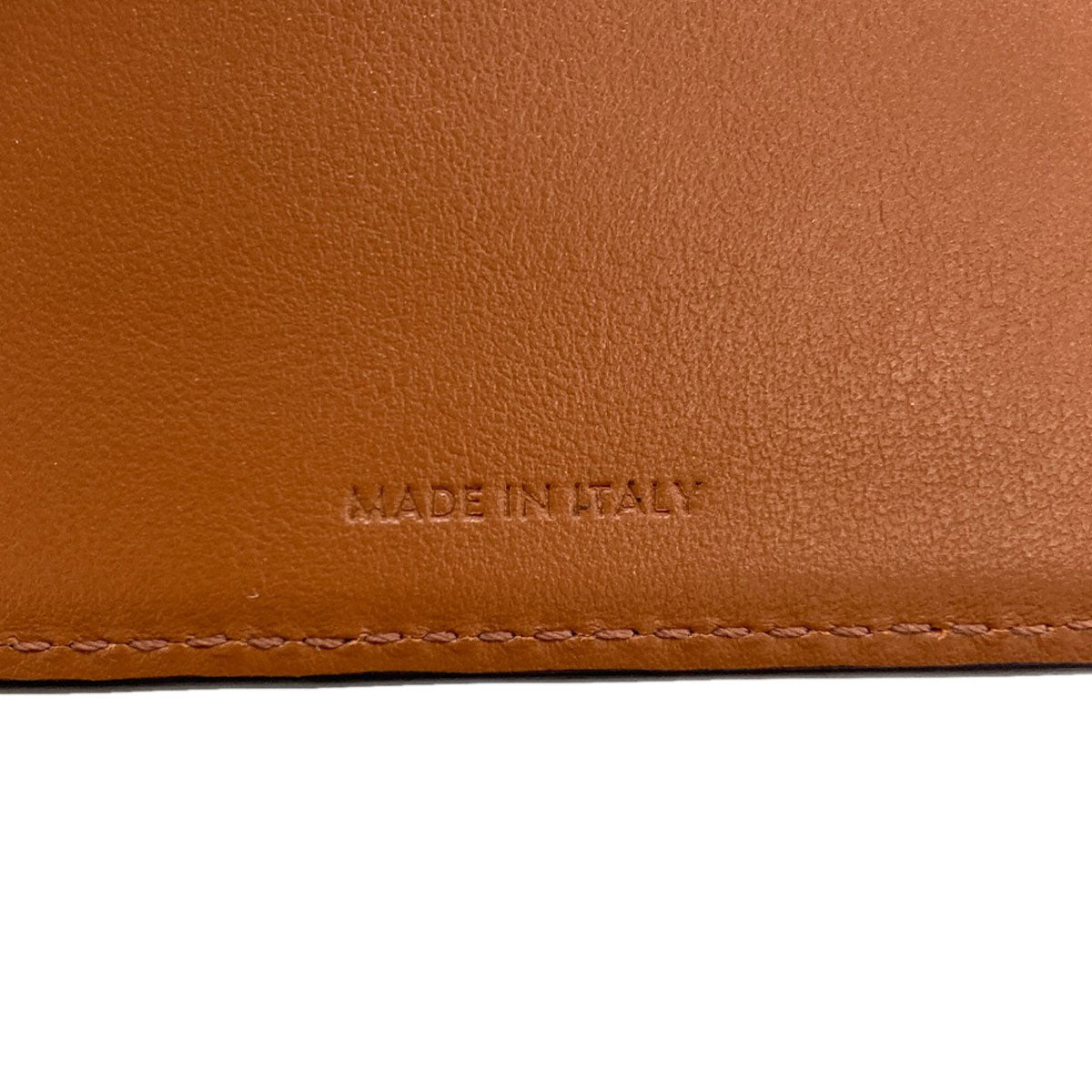 CELINE Triomphe Bifold Wallet with Coin Pocket Leather Ladies [Used]