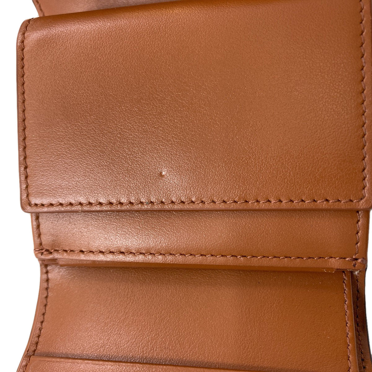 CELINE Triomphe Bifold Wallet with Coin Pocket Leather Ladies [Used]