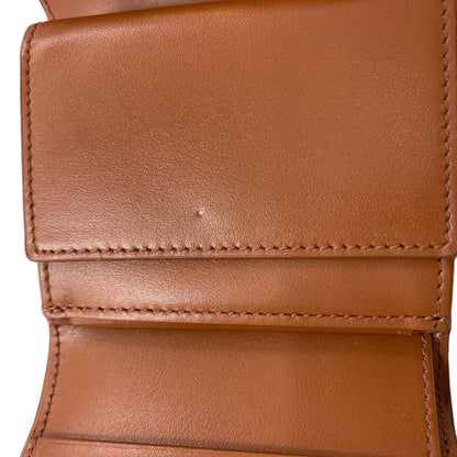 CELINE Triomphe Bifold Wallet with Coin Pocket Leather Ladies [Used]