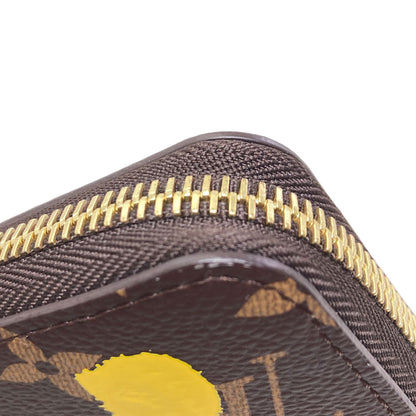 LOUIS VUITTON M81864 Zippy wallet Yayoi Kusama Long wallet (with coin pocket) Monogram canvas Ladies [Used]