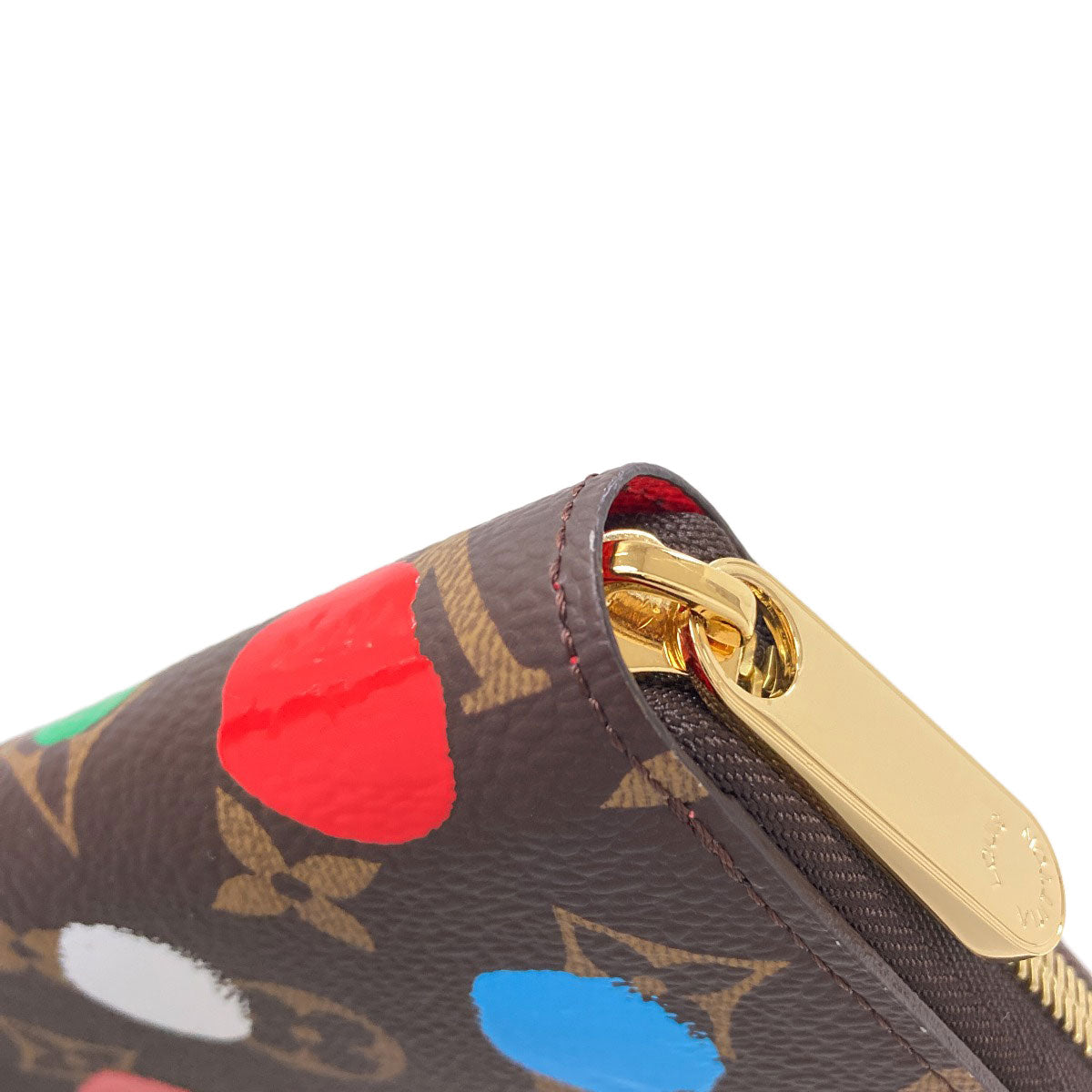 LOUIS VUITTON M81864 Zippy wallet Yayoi Kusama Long wallet (with coin pocket) Monogram canvas Ladies [Used]