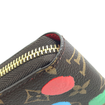 LOUIS VUITTON M81864 Zippy wallet Yayoi Kusama Long wallet (with coin pocket) Monogram canvas Ladies [Used]