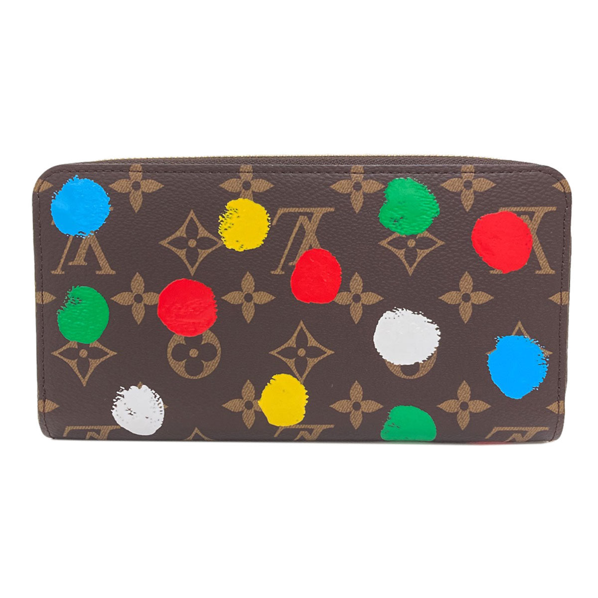 LOUIS VUITTON M81864 Zippy wallet Yayoi Kusama Long wallet (with coin pocket) Monogram canvas Ladies [Used]