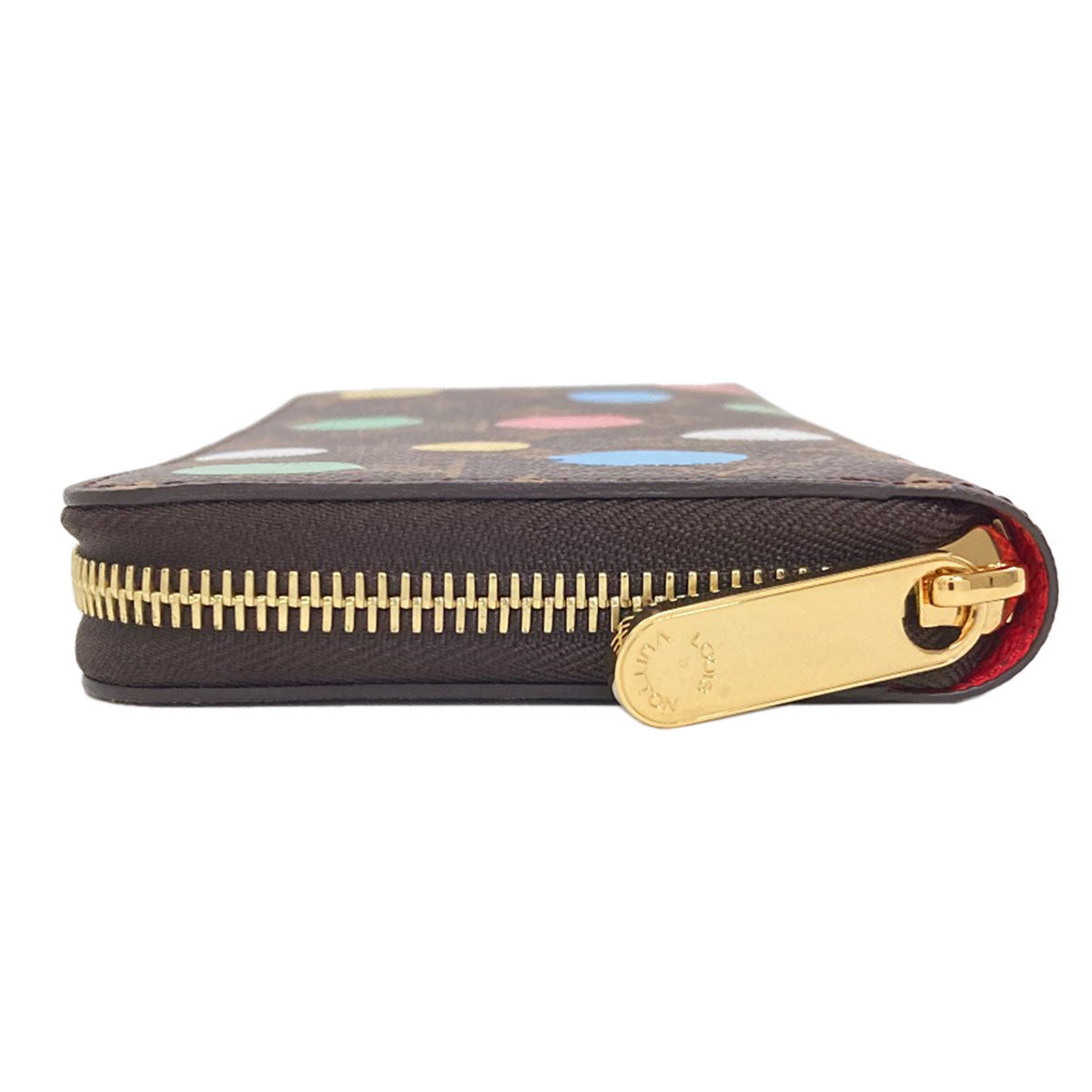 LOUIS VUITTON M81864 Zippy wallet Yayoi Kusama Long wallet (with coin pocket) Monogram canvas Ladies [Used]