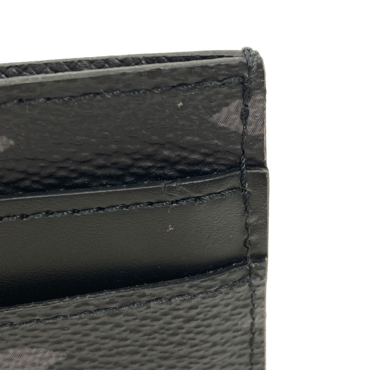 LOUIS VUITTON M62170 Porto cult double Card Case Monogram Eclipse mens [Used]