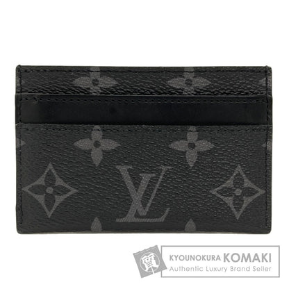 LOUIS VUITTON M62170 Porto cult double Card Case Monogram Eclipse mens [Used]