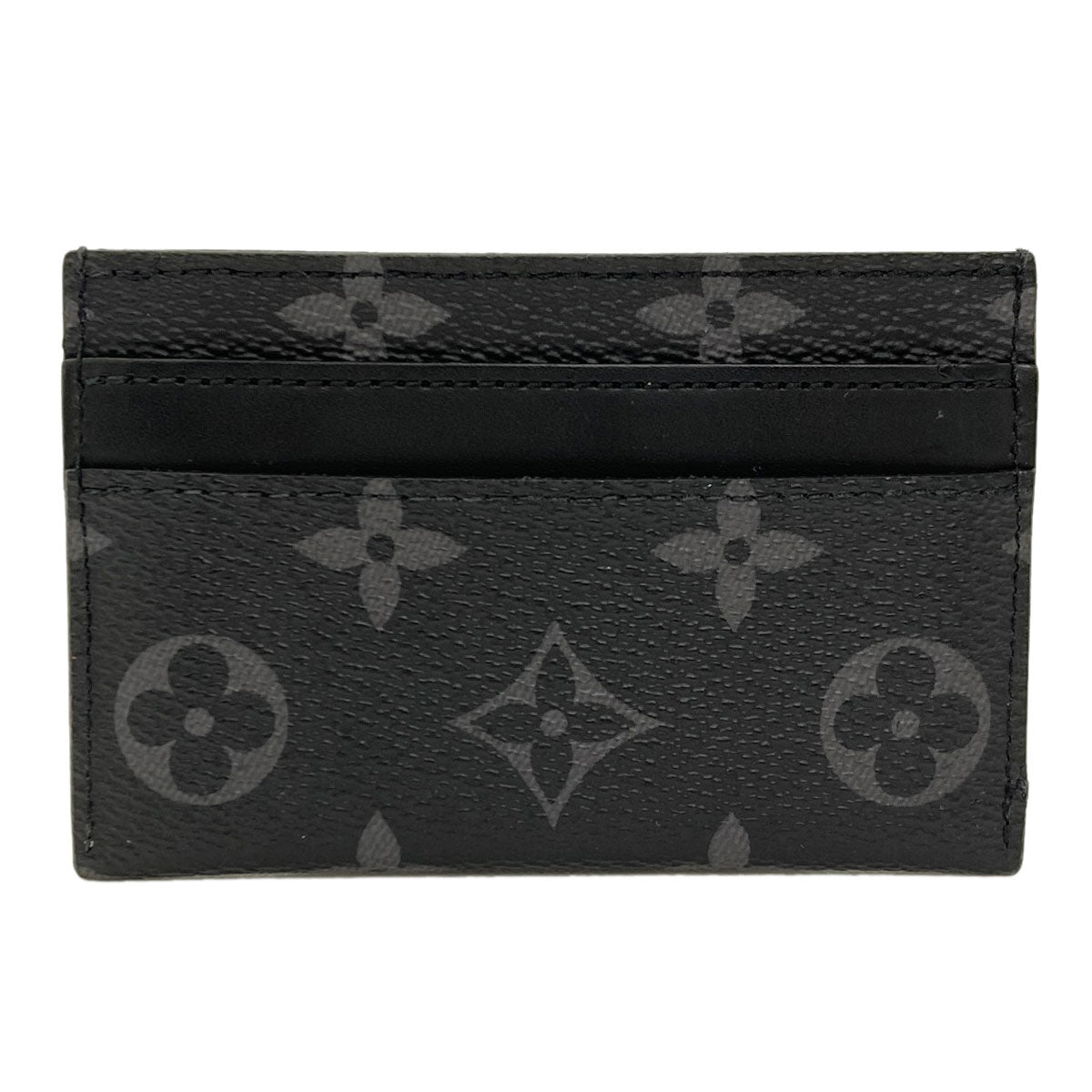 LOUIS VUITTON M62170 Porto cult double Card Case Monogram Eclipse mens [Used]