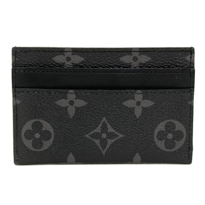 LOUIS VUITTON M62170 Porto cult double Card Case Monogram Eclipse mens [Used]