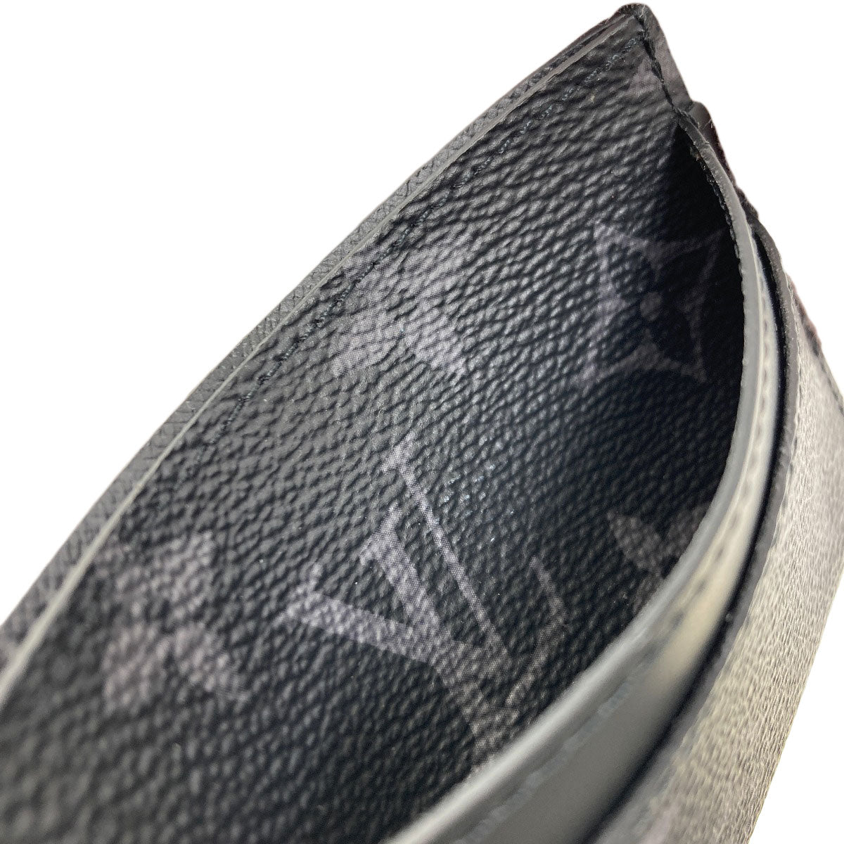 LOUIS VUITTON M62170 Porto cult double Card Case Monogram Eclipse mens [Used]