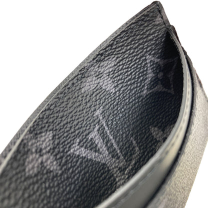 LOUIS VUITTON M62170 Porto cult double Card Case Monogram Eclipse mens [Used]