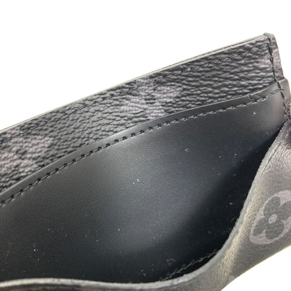 LOUIS VUITTON M62170 Porto cult double Card Case Monogram Eclipse mens [Used]