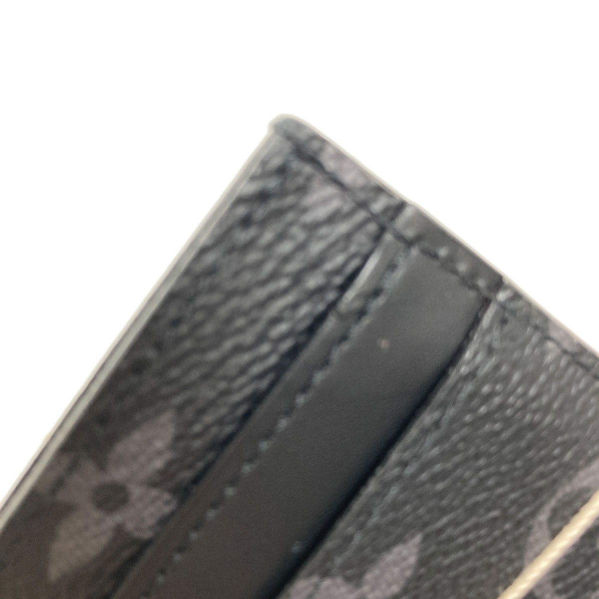 LOUIS VUITTON M62170 Porto cult double Card Case Monogram Eclipse mens [Used]
