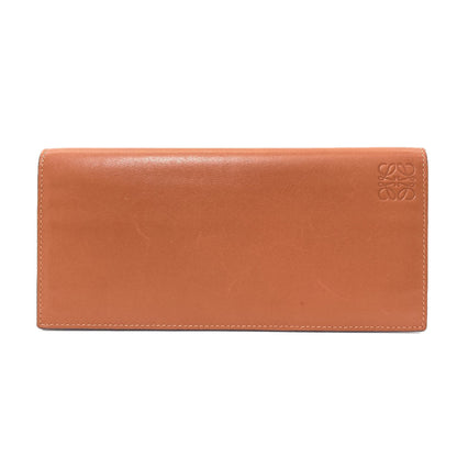 LOEWE anagram Long wallet (with coin pocket) Lambskin Ladies [Used]