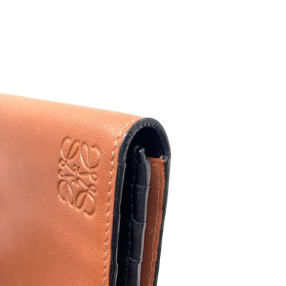 LOEWE anagram Long wallet (with coin pocket) Lambskin Ladies [Used]