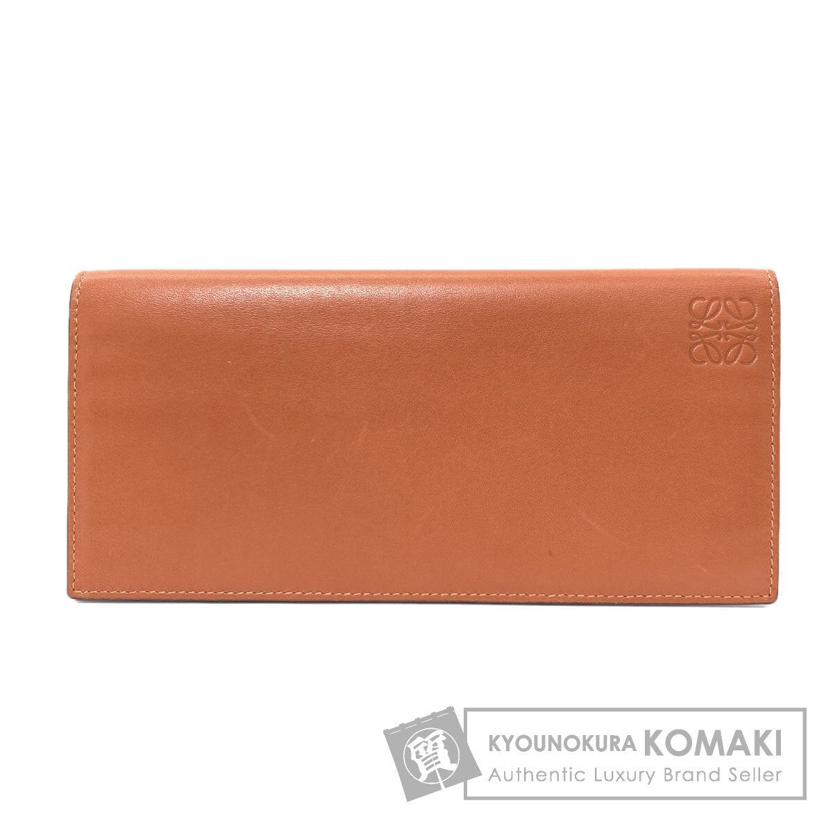 LOEWE anagram Long wallet (with coin pocket) Lambskin Ladies [Used]