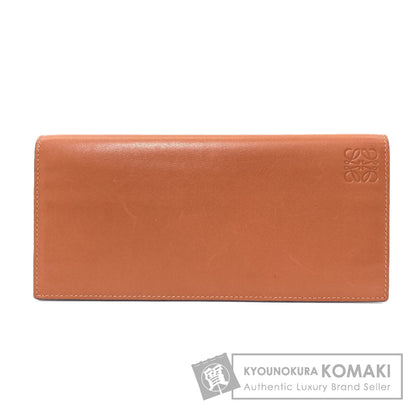 LOEWE anagram Long wallet (with coin pocket) Lambskin Ladies [Used]