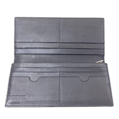 LOEWE anagram Long wallet (with coin pocket) Lambskin Ladies [Used]